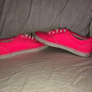 Neon pink vans